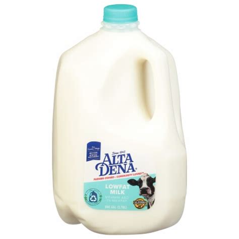 Alta dena dairy - 0%. Total Sugars 24g. Added Sugars 0g. 0%. Protein 17g. 0%. Please refer to label on your product for the most accurate nutrition, ingredient and allergen information. Your go-to for goodness. It’s delicious and wholesome — so you’ll get all the nutrients of whole milk and less fat. 